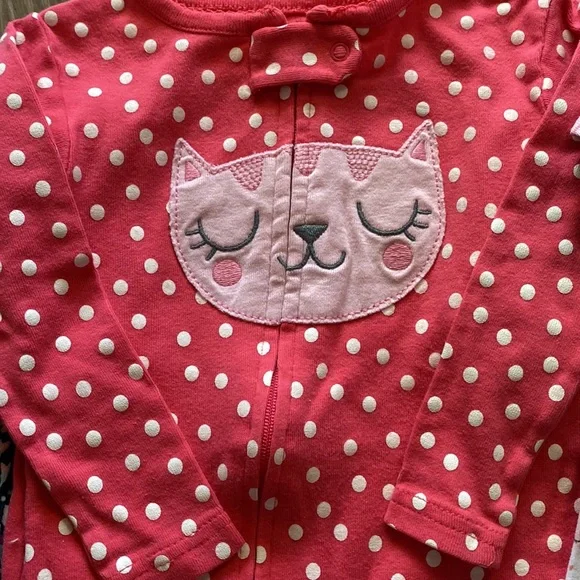 Lot of 3 Carter’s 18M Footed Pajamas